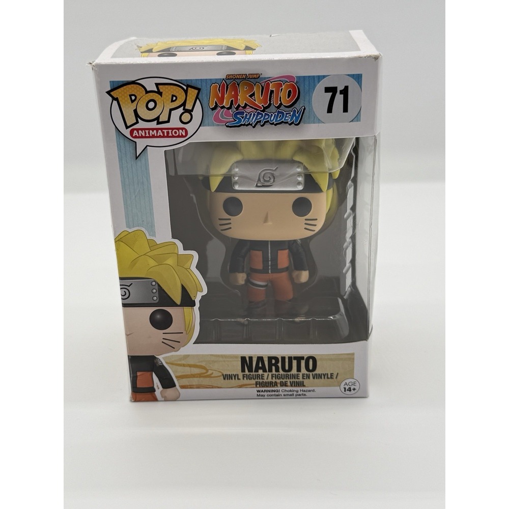 Funko Pop Naruto Shippuden #71 Naruto Vinyl Figure Box Damage